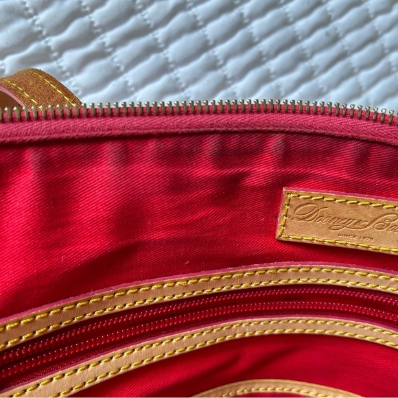 Dooney & Bourke Bougainvillea Zip Top Shopper Bag Purse Tote Pink Floral - Picture 10 of 12